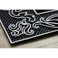 Miniatyrbild 3 av 5: Dörrmatta halkskydd BH 219W Welcome, utomhus, inomhus - silver, 45x70 cm