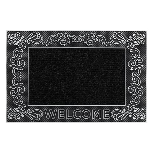 Dörrmatta halkskydd BH 219W Welcome, utomhus, inomhus - silver, 45x70 cm