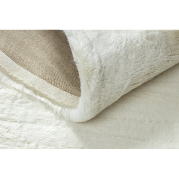 Modern TEDDY NEW wool 45 shaggy, plysch, mycket tjock grädde, 120x170 cm