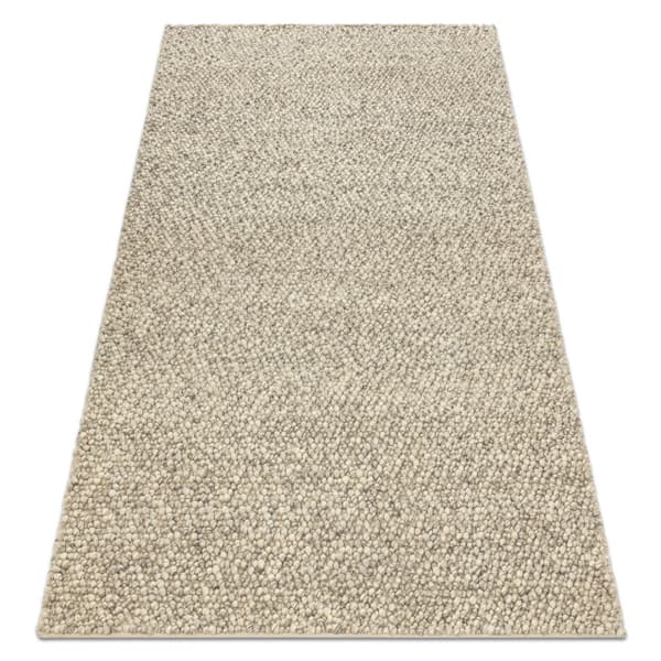 Villamatto TAHAR 99005G harmaa - KÄSINKUDOTU lenkki, univormu, 200x290 cm