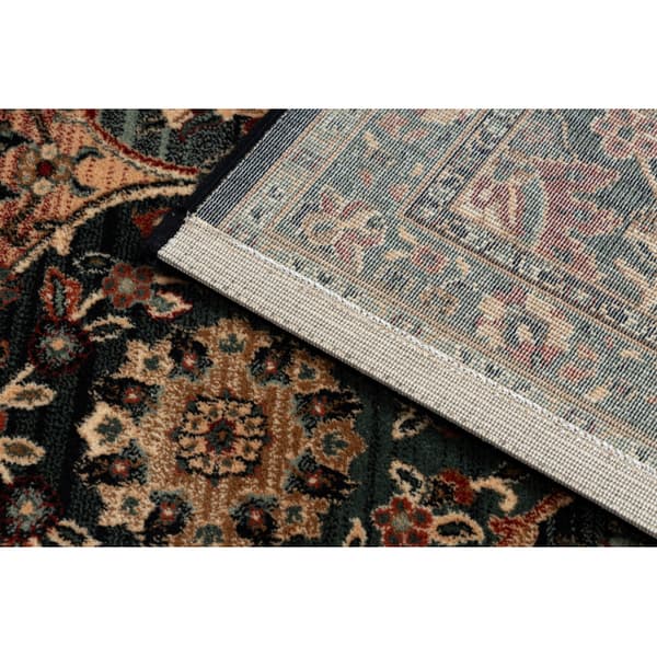Villa matto KASHQAI 4373 500 itämainen, ristikko vihreä / klaretti, 160x240 cm