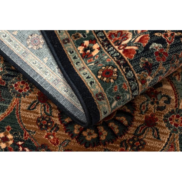 Villa matto KASHQAI 4373 500 itämainen, ristikko vihreä / klaretti, 160x240 cm