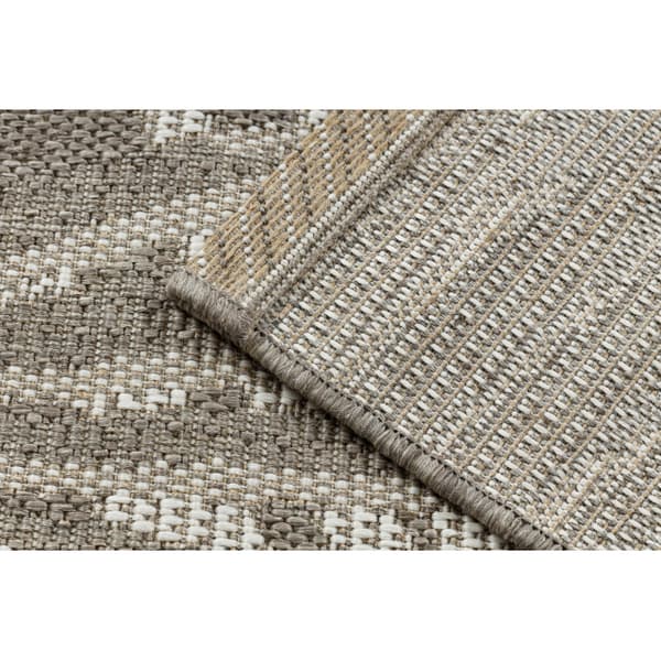 MATTA SIZAL FLOORLUX 20504 LÖV taupe / champagne JUNGLE, 240x330 cm