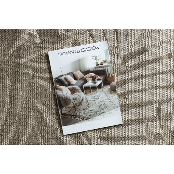MATTA SIZAL FLOORLUX 20504 LÖV taupe / champagne JUNGLE, 240x330 cm