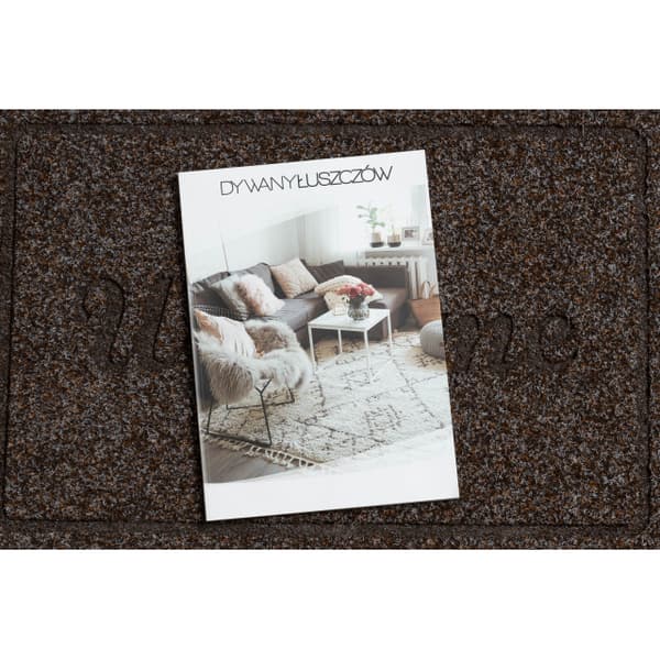 Visker WELCOME 7097 skridsikker, ekstern, intern - brun, 50x80 cm