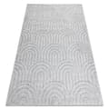 Pikkukuva 1 / 5: Matto SANTO STRING SIZAL 0537 geometrinen harmaa , 140x190 cm