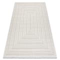 Miniatyrbild 1 av 5: Matta SANTO SISAL 0999 geometrisk vit, 80x150 cm