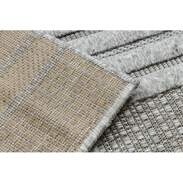 Matta SANTO SISAL 1001 geometrisk grå , 160x220 cm