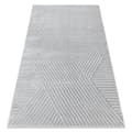 Miniatyrbild 1 av 5: Matta BALANCE 1503 grå - Geometrisk, strukturell, glamour, 120x170 cm