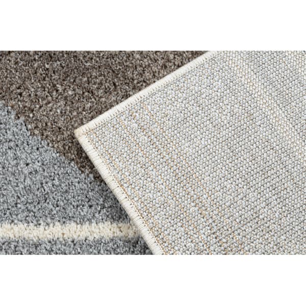 Tæppe FUSION 0810 beige / brun - Geometrisk, moderne, abstrakt, 160x220 cm