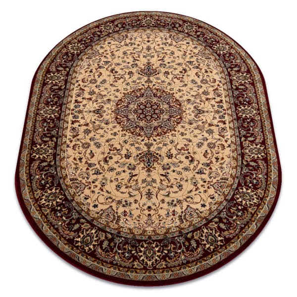 Tæppe POLONIA oval Beshir Roset lyse rubin 2, 170x235 cm
