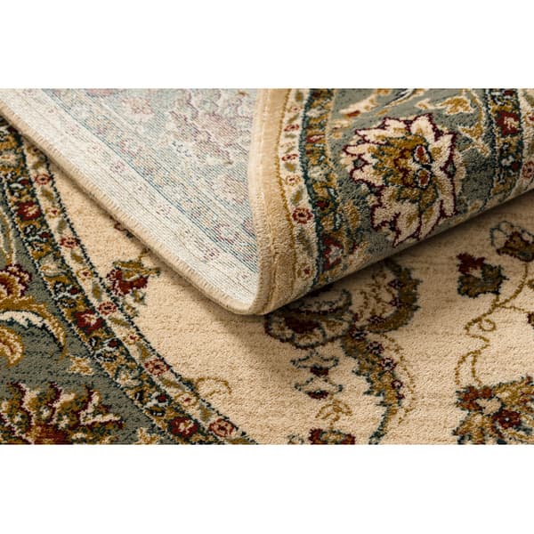 Tæppe POLONIA oval MADRAS blomster jasmin 2 grøn, 170x235 cm