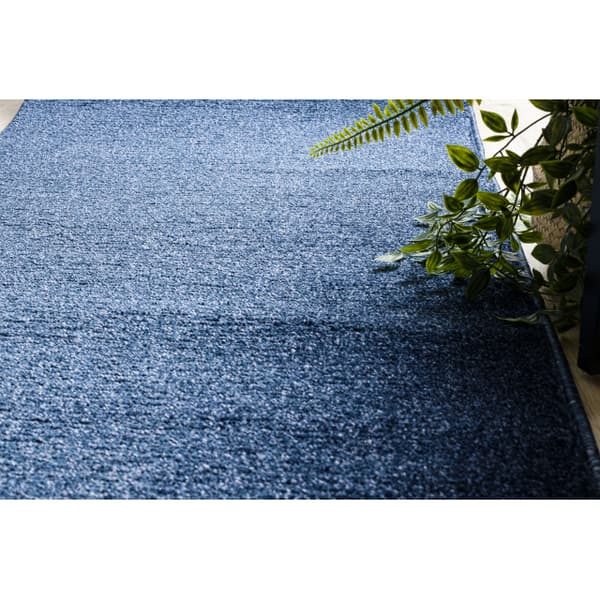 Løber SOFTY Enkelt, enfarvet mørk blå 80cm, 80x330 cm