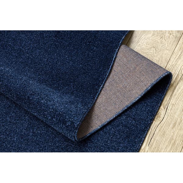 Löpare SOFTY plain, one colour mörkblå 80cm, 80x680 cm