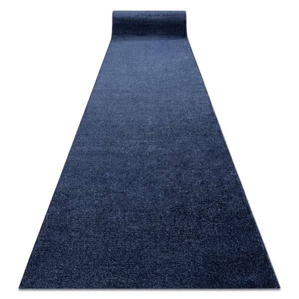 Løber SOFTY Enkelt, enfarvet mørk blå 80cm, 80x840 cm