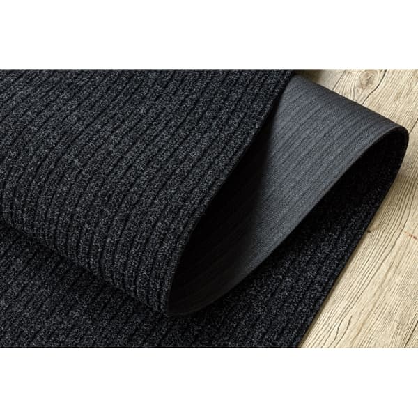 Löpare - Dörrmatta halkskydd CEYLON utomhus, inomhus antracit 0923 100cm, 100x530 cm