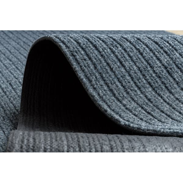 Löpare - Dörrmatta halkskydd CEYLON utomhus, inomhus grå 0901 100cm, 100x330 cm