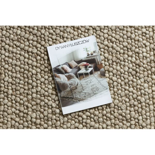 Villamatto TAHAR 99005C beige - KÄSINKUDOTU lenkki, univormu, 160x240 cm