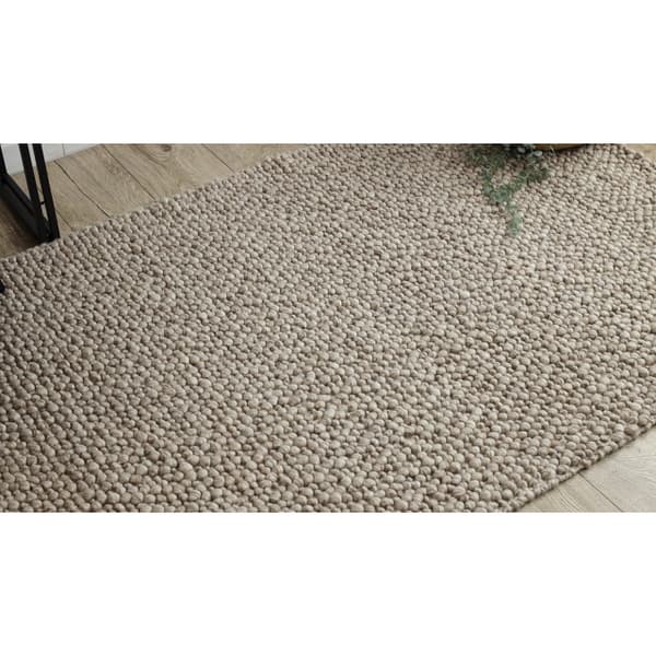 Villamatto TAHAR 99005C beige - KÄSINKUDOTU lenkki, univormu, 160x240 cm