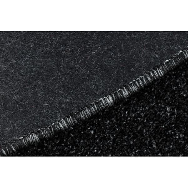 Tæppe ETON PLUS cirkel Meleret antracit / sølv, cirkel 150 cm