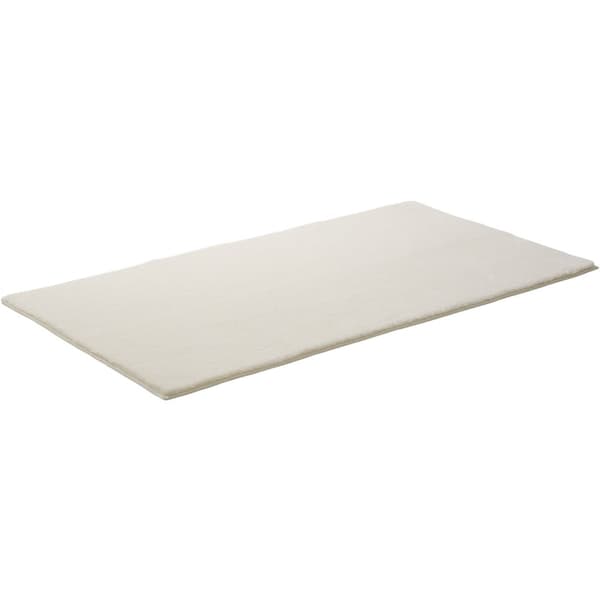 Kortluvet tæppe Soft Zone - creme,60 x 110 cm