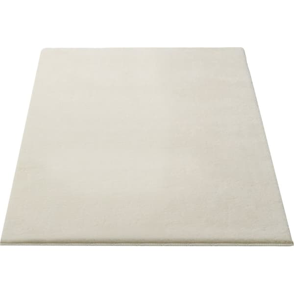 Kortluvet tæppe Soft Zone - creme,60 x 110 cm