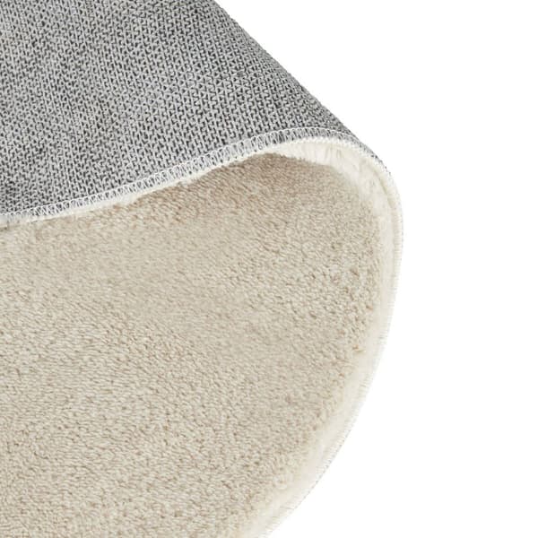 Kortluvet tæppe Soft Zone - beige,Ø 120 cm