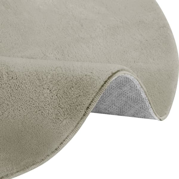 Kortluvet tæppe Soft Zone - sand,Ø 120 cm