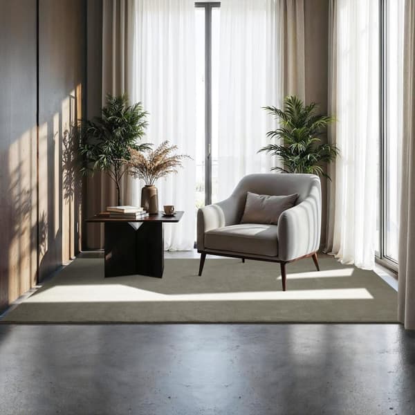 Kortluvet tæppe Soft Zone - sand,120 x 170 cm