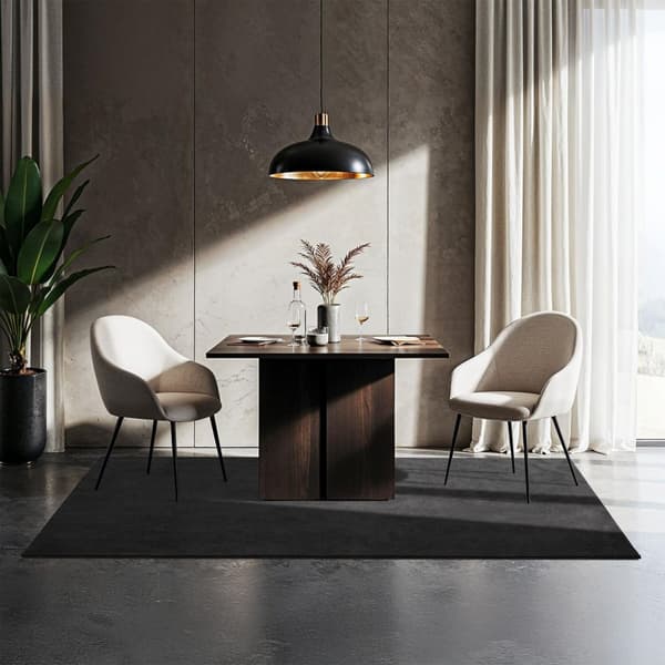 Kortluvet tæppe Soft Zone - anthrazit,120 x 170 cm