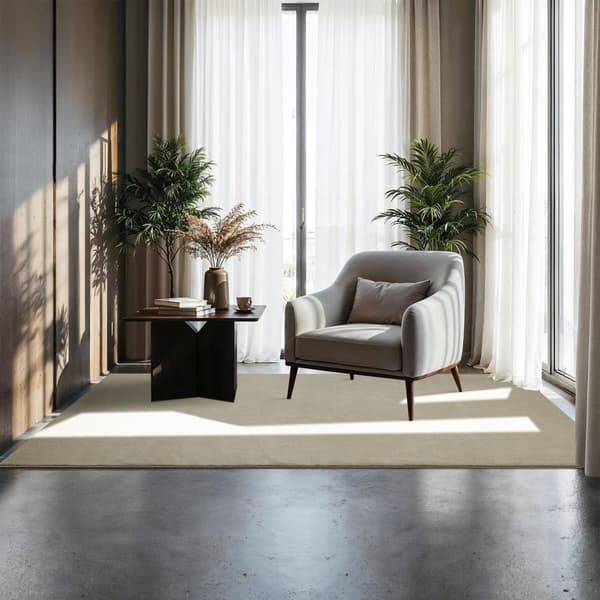 Kortluvet tæppe Soft Zone - beige,120 x 170 cm