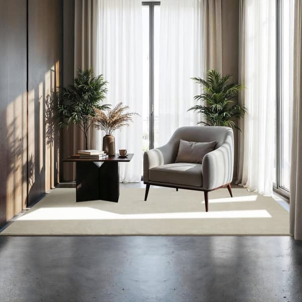 Kortluvet tæppe Soft Zone - creme,120 x 170 cm