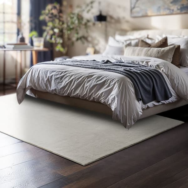 Kortluvet tæppe Soft Zone - creme,120 x 170 cm