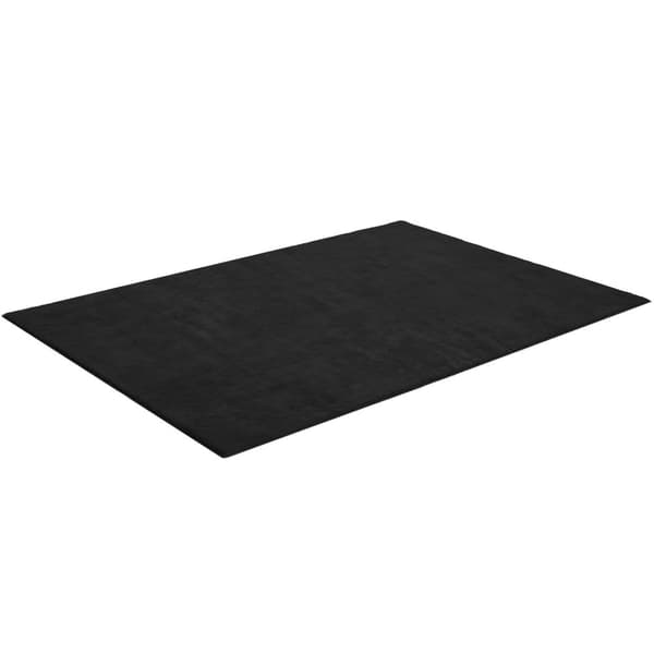 Kortluvet tæppe Soft Zone - sort,160 x 230 cm