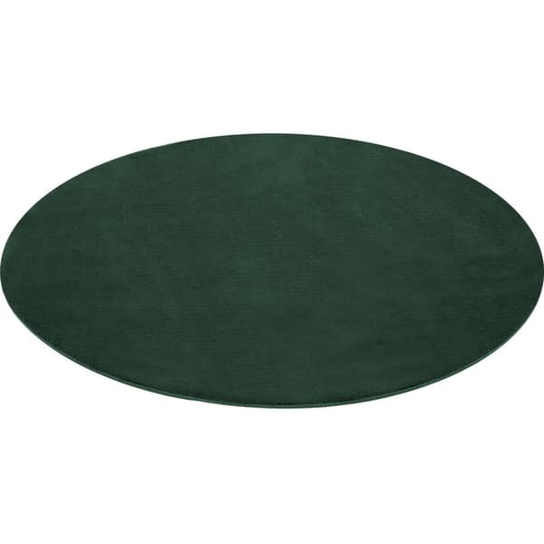 Kortluvet tæppe Soft Zone - grøn,Ø 120 cm