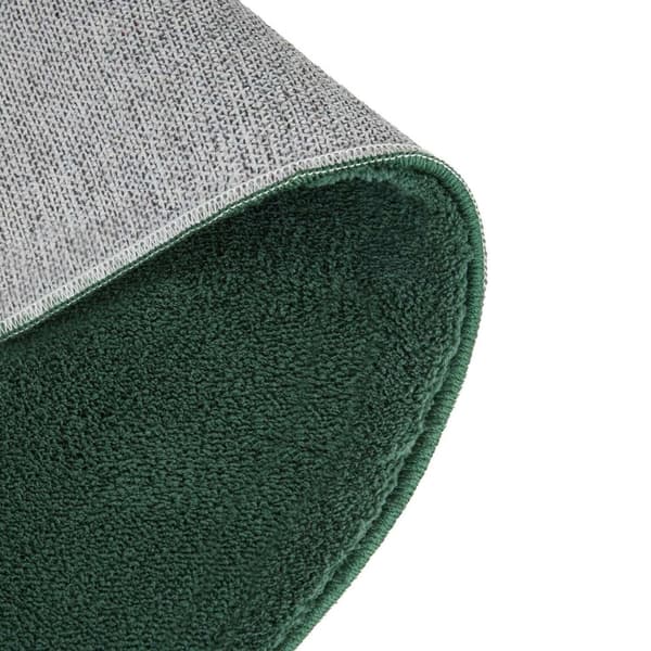 Kortluvet tæppe Soft Zone - grøn,Ø 120 cm