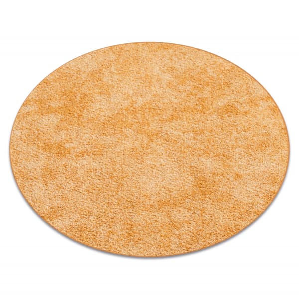 Matta runda SERENADE guld, cirkel 100 cm