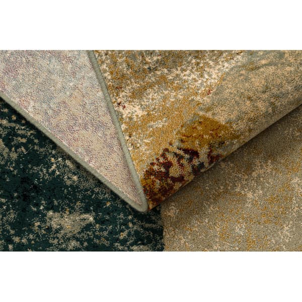 Tæppe villaa OMEGA RAMI Mosaik Smaragdfarve, 200x300 cm