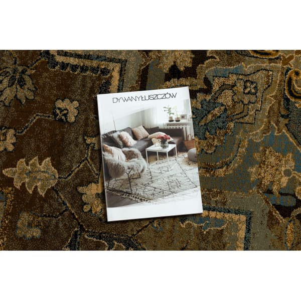 Tæppe villaa OMEGA ABBAS Vintage, roset cognac beige, 200x300 cm