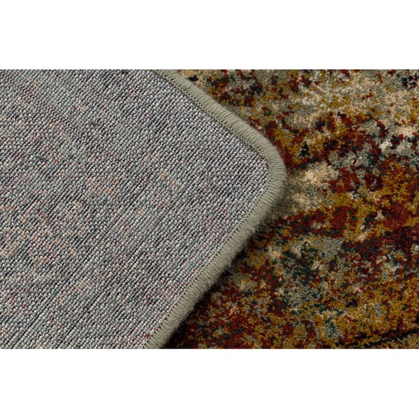 Tæppe OMEGA MAMLUK Firkant - Roset vintage smaragd, 200x200 cm
