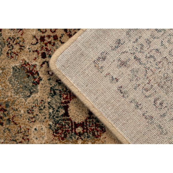 Tæppe OMEGA MAMLUK Firkant Roset vintage fløde, 200x200 cm