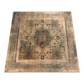 Miniatyrbillede 1 af 5: Tæppe OMEGA MAMLUK Firkant Roset vintage fløde, 200x200 cm
