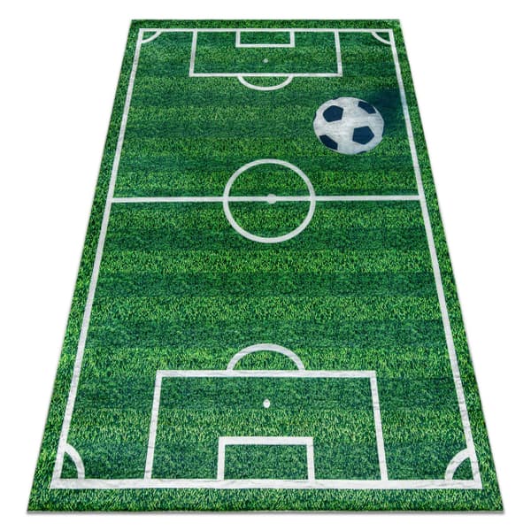 BAMBINO 51760 matto Kenttä, jalkapallo lapsille liukumaton - vihreä, 200x290 cm