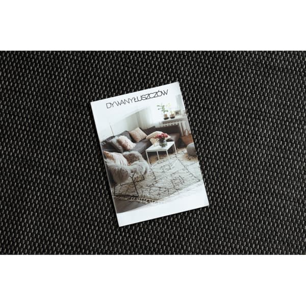Sisaltæppe SISAL FLAT 49373690 Græsk sort / creme, 80x150 cm