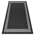 Miniatyrbillede 1 af 5: Sisaltæppe SISAL FLAT 49373690 Græsk sort / creme, 80x150 cm
