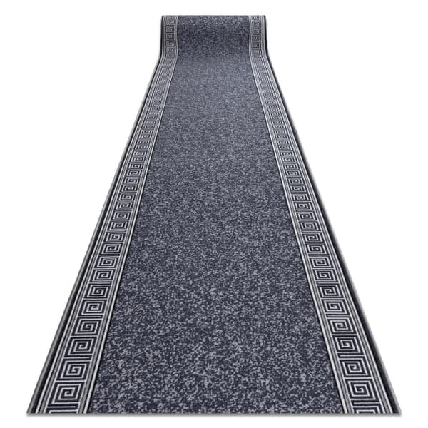 Kumipäällysteinen päällyste GREK kreikkalainen, liukumaton harmaa 57cm, 57x1100 cm