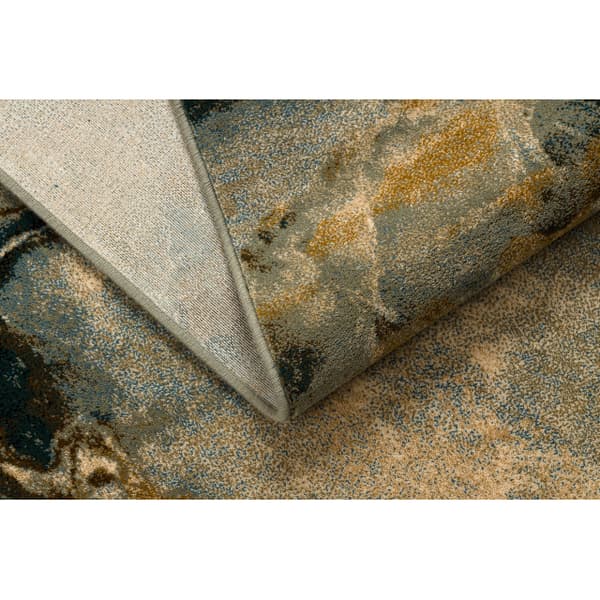 Tæppe OMEGA ELIAN Marmor iron grøn, 235x350 cm