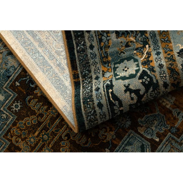 Tæppe POLONIA ALHAMBRA Pynt, ramme cognac , 170x235 cm