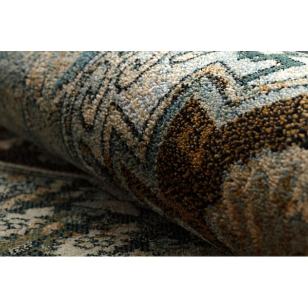 Tæppe POLONIA ALHAMBRA Pynt, ramme cognac , 170x235 cm