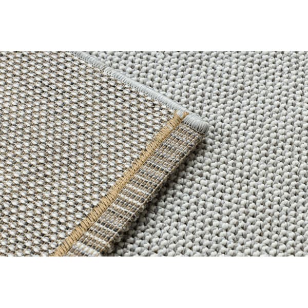 Matta CASABLANCA LOOM silver, ögla, mjuk inomhus och utomhus, 160x230 cm